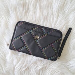 Lg Lug luxe zip-around wallet